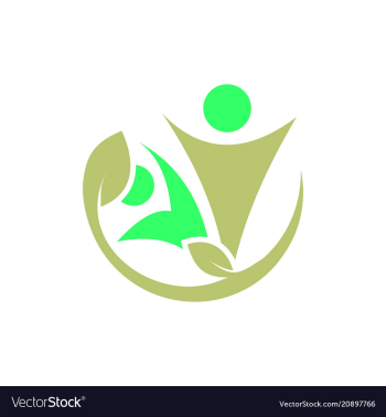 Abstract people logo vector image Abstract people logo vector image