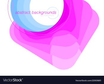 Abstract pink and blue shapes scene vector image Abstract pink and blue shapes scene vector image