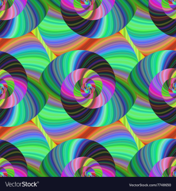 Abstract psychedelic seamless swirl pattern vector image Abstract psychedelic seamless swirl pattern vector image