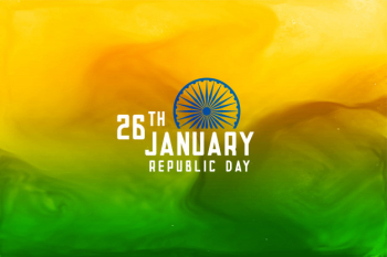 Abstract republic day of india Free Vector Abstract republic day of india Free Vector