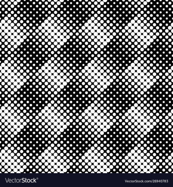 Abstract seamless monochrome circle pattern vector image Abstract seamless monochrome circle pattern vector image