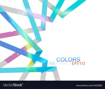 Abstract shape colors vector image Abstract shape colors vector image
