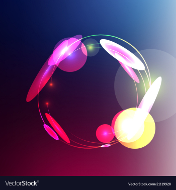 Abstract space background connection structure vector image