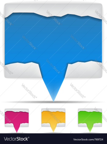 Abstract speech bubble vector image Abstract speech bubble vector image