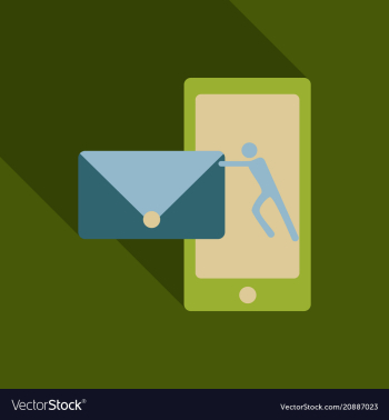 Abstract style modern and vintage mobile gadgets vector image Abstract style modern and vintage mobile gadgets vector image