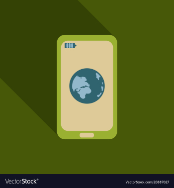 Abstract style modern and vintage mobile gadgets vector image Abstract style modern and vintage mobile gadgets vector image