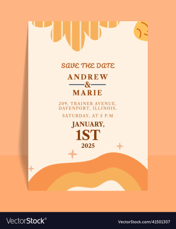 abstract style wedding invitation abstract style wedding invitation