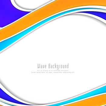 Abstract stylish colorful wave background Abstract stylish colorful wave background