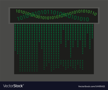 Abstract technology background binary computer vector image Abstract technology background binary computer vector image