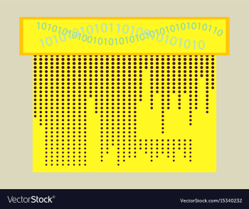 Abstract technology background binary computer vector image Abstract technology background binary computer vector image