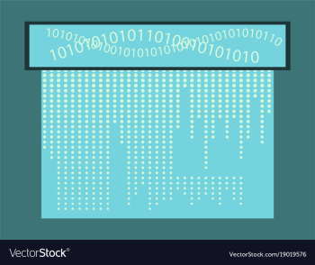 Abstract technology background binary computer vector image Abstract technology background binary computer vector image