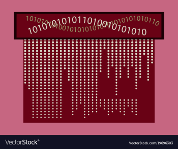 Abstract technology background binary computer vector image Abstract technology background binary computer vector image