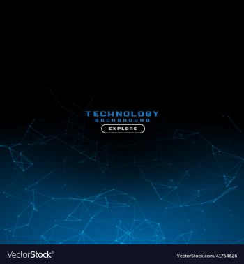 abstract technology background with blue lights