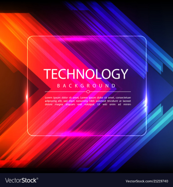 Abstract technology digital hi tech hexagons vector image