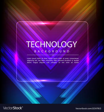 Abstract technology digital hi tech hexagons vector image Abstract technology digital hi tech hexagons vector image
