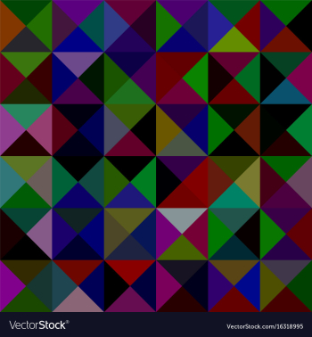 Abstract triangle mosaic pattern background vector image Abstract triangle mosaic pattern background vector image