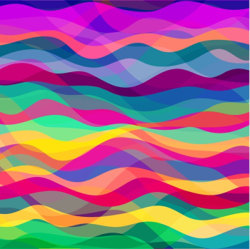 Abstract Vector Design Creativity Background of Colorful Waves