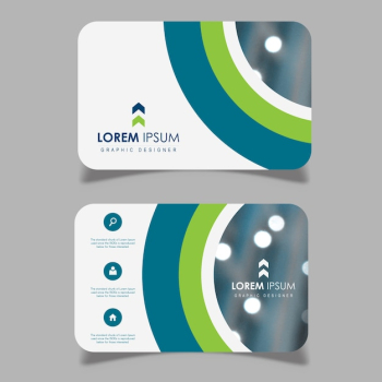 Abstract Vector Visiting Cards Abstract Vector Visiting Cards