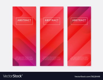 abstract vertical banners with gradient design