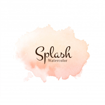 Abstract watercolor splash Free Vector