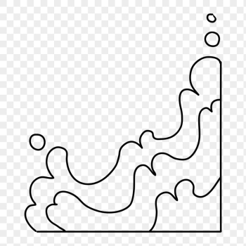 Abstract wave png sticker, transparent | Free PNG Sticker - rawpixel