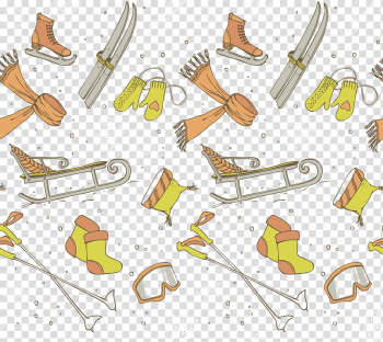 Adobe Illustrator , Hand-painted autumn pattern transparent background PNG clipart