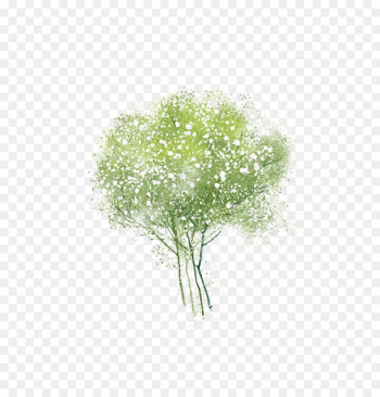 Adobe Illustrator - Vector watercolor tree Adobe Illustrator - Vector watercolor tree