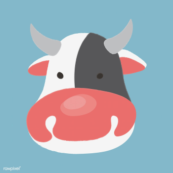 Adorable cow graphic | Free stock vector - 44613 Adorable cow graphic | Free stock vector - 44613