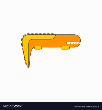 Adorable crocodile cartoon vector image Adorable crocodile cartoon vector image
