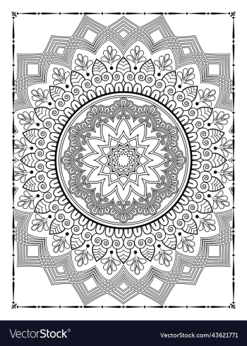 adults mandala coloring page for kdp