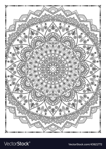 adults mandala coloring page for kdp