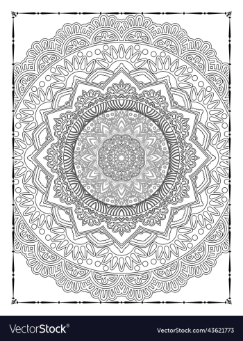 adults mandala coloring page for kdp