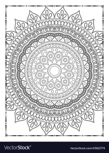 adults mandala coloring page for kdp