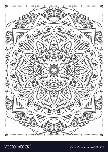 adults mandala coloring page for kdp