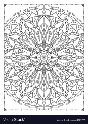 adults mandala coloring page for kdp