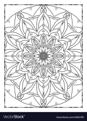 adults mandala coloring page for kdp