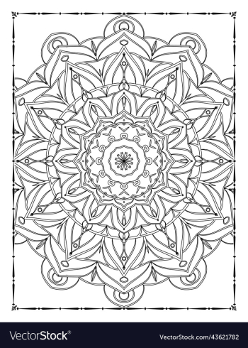 adults mandala coloring page for kdp