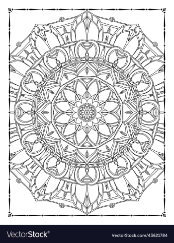 adults mandala coloring page for kdp