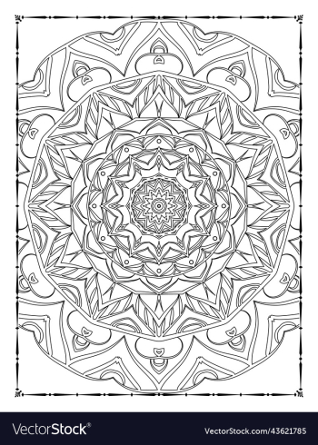 adults mandala coloring page for kdp