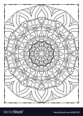 adults mandala coloring page for kdp