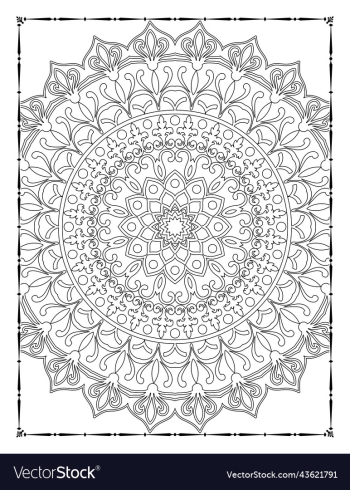 adults mandala coloring page for kdp