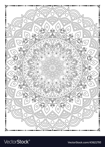 adults mandala coloring page for kdp