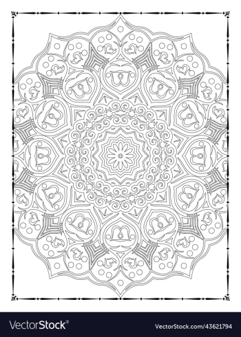 adults mandala coloring page for kdp