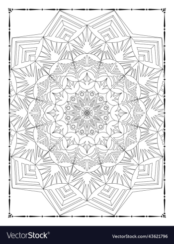 adults mandala coloring page for kdp