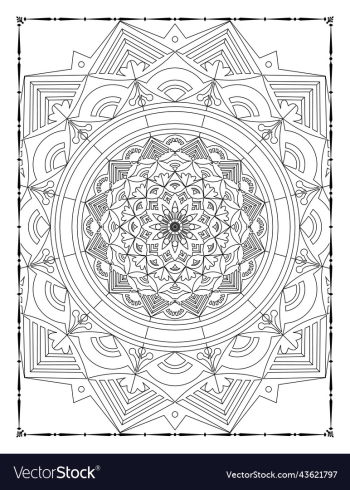 adults mandala coloring page for kdp