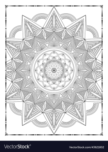 adults mandala coloring page for kdp