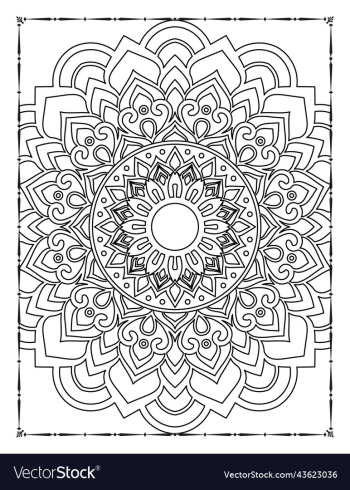 adults mandala coloring page for kdp