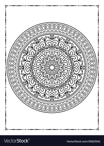 adults mandala coloring page for kdp