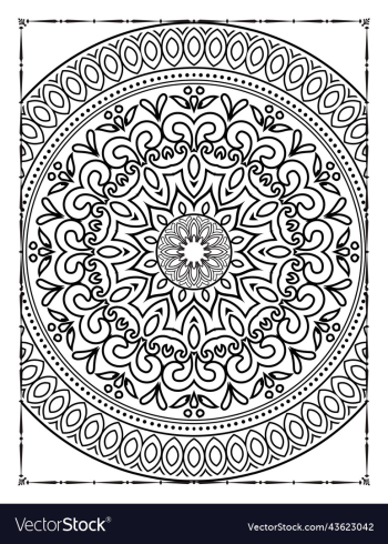 adults mandala coloring page for kdp