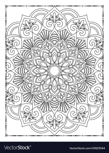 adults mandala coloring page for kdp